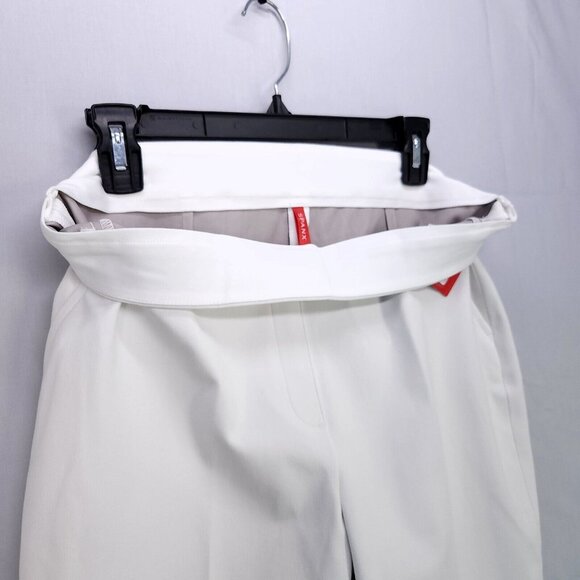 Spanx Cropped Flare Pants Stretch Waist On The Go Shaping Silver Lining Large - Picture 4 of 16